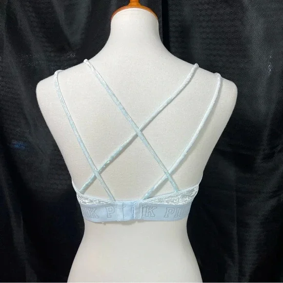 Rare Color New PINK Victoria’s Secret Unlined Velvet Bralette - Picture 12 of 12